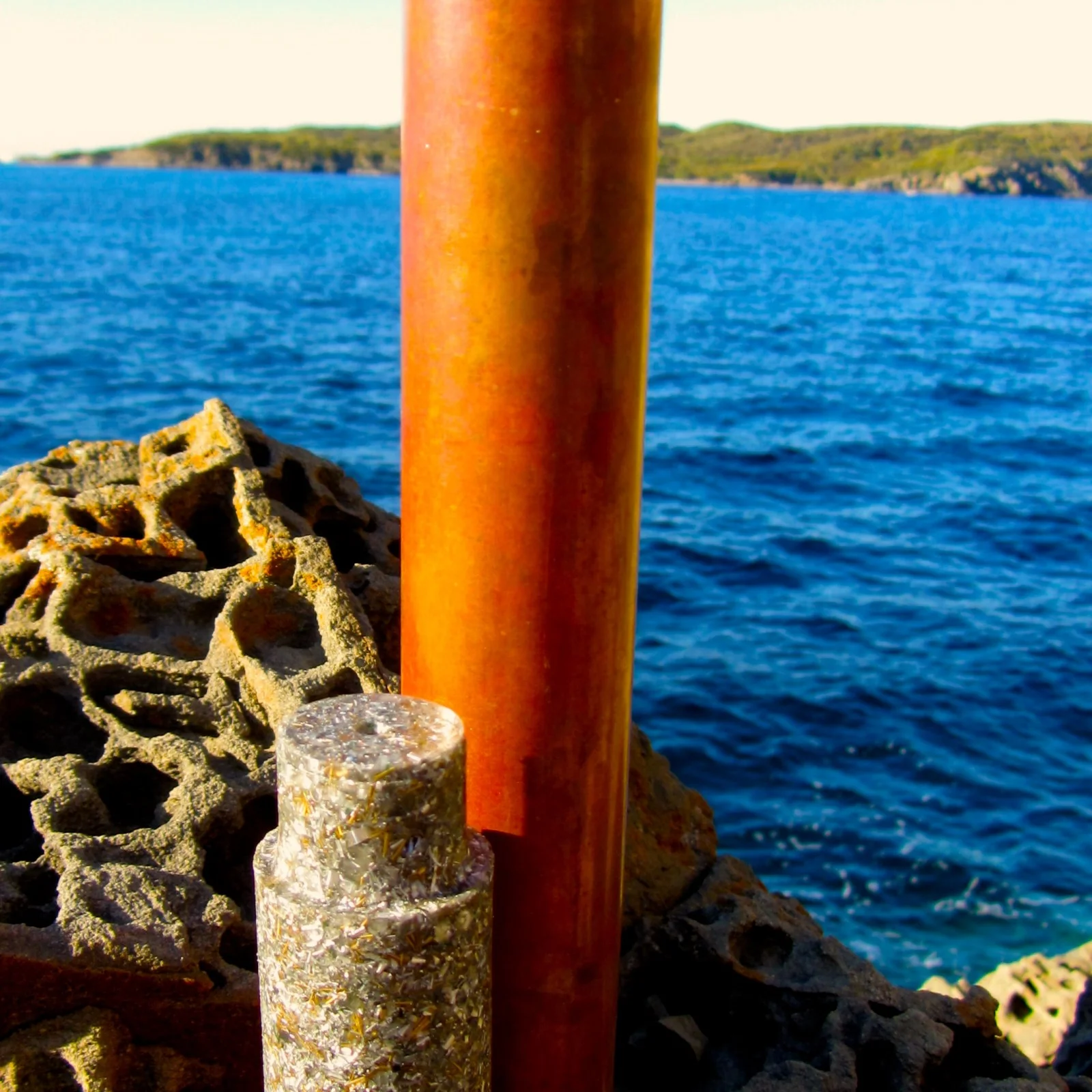Orgonite Earth Pipes