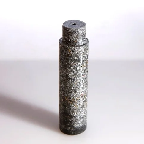 Tapón de tierra de orgonita con cuarzo y espiral de cobre para gifting y trabajo energético bajo tierra